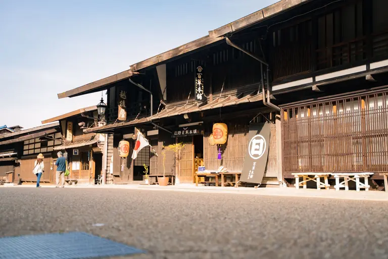 Explore the architectural charm of a traditional ryokan in Shiojiri, Nagano, Japan.