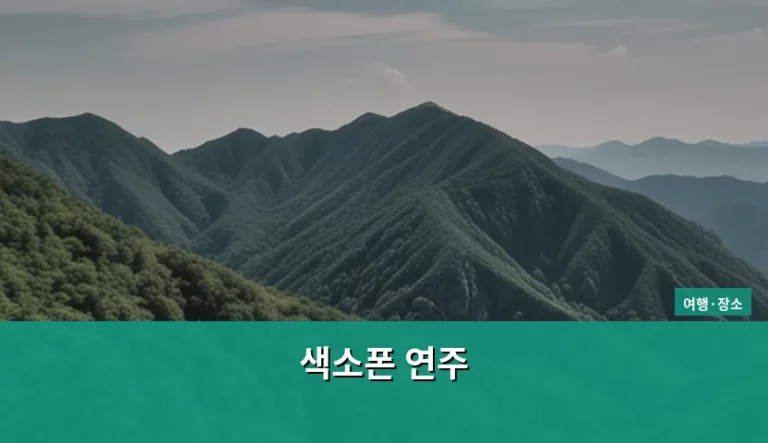 색소폰 연주 입문 가이드와 단계별 학습 방법