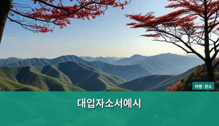대입자소서예시 활용법과 합격 가능성 높이는 작성 가이드