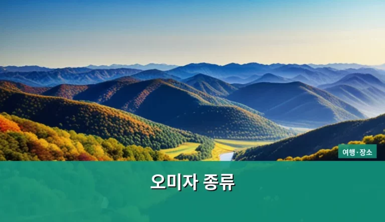 오미자 종류 특징과 지역별 산지 선택 가이드